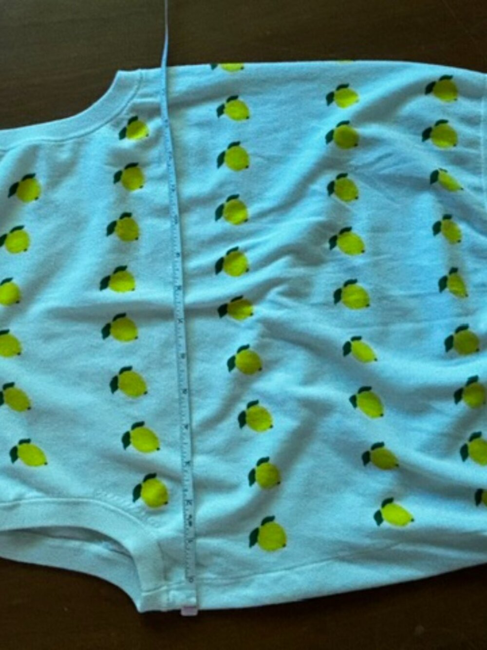 J. Crew M size lemon print sweater vest - Picture 7 of 9